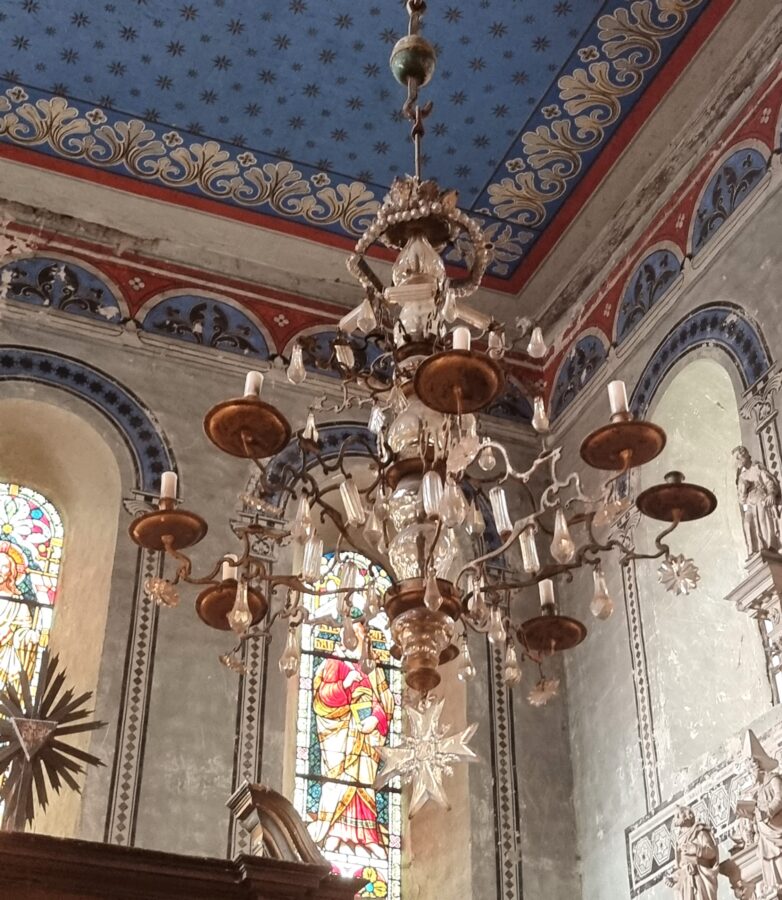 Kronleuchters in der Stadtkirche Jerichow, Quelle: © Förder- und Heimatverein Kloster und Stadt Jerichow e.V.