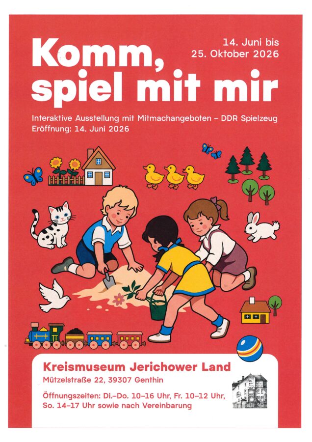 Plakat-Spiele-A-4-klein, Quelle: Kreismuseum Jerichower Land, Antonia Beran, Museumsleiterin